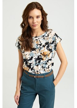 T-shirt damski w kwiaty ze sklepu 5.10.15 w kategorii Bluzki damskie - zdjęcie 169704384