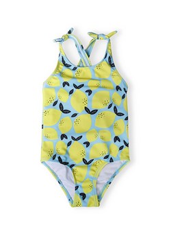 Jednoczęściowy kostium kąpielowy dziewczęcy z nadrukiem w cytryny ze sklepu 5.10.15 w kategorii Stroje kąpielowe - zdjęcie 169704864
