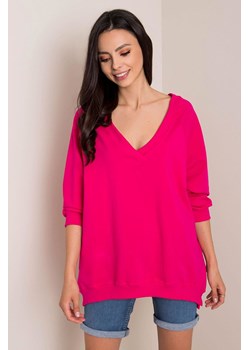RUE PARIS Bluza damska oversize - różowa ze sklepu 5.10.15 w kategorii Bluzki damskie - zdjęcie 169704951