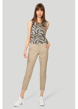 Spodnie damskie beżowe typu chino ze sklepu 5.10.15 w kategorii Spodnie damskie - zdjęcie 169705494