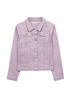 Liliowa kurtka jeansowa dla małej dziewczynki ze sklepu 5.10.15 w kategorii Kurtki dziewczęce - zdjęcie 169705641