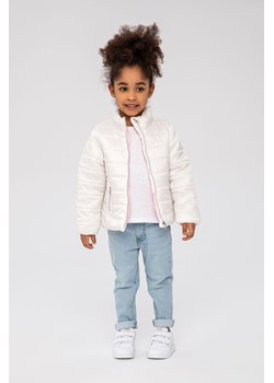 Biała kurtka przejściowa pikowana ze stójką dziewczęca ze sklepu 5.10.15 w kategorii Kurtki dziewczęce - zdjęcie 169705972