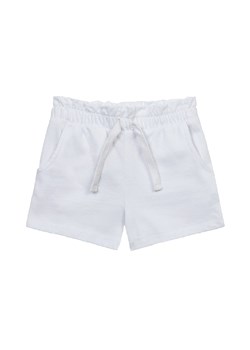 Białe szorty basic bawełniane dla dziewczynki ze sklepu 5.10.15 w kategorii Spodenki dziewczęce - zdjęcie 169706002