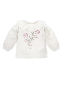 Bluzka niemowlęca z długim rękawem Charlotte Ecru ze sklepu 5.10.15 w kategorii Kaftaniki i bluzki - zdjęcie 169706103