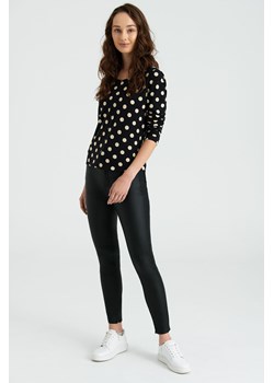 Czarna bluzka damska w kropki ze sklepu 5.10.15 w kategorii Bluzki damskie - zdjęcie 169706104