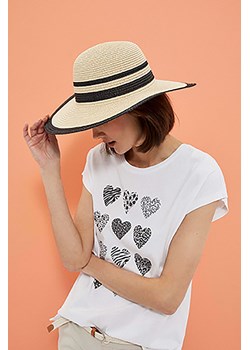 Damski kapelusz słomkowy z szerokim rondem ze sklepu 5.10.15 w kategorii Kapelusze damskie - zdjęcie 169706271