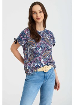 T-shirt damski we wzory ze sklepu 5.10.15 w kategorii Bluzki damskie - zdjęcie 169707090