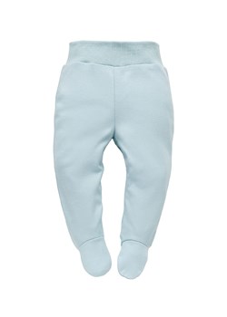 Półśpiochy bawełniane dla niemowlaka Let's rock niebieskie ze sklepu 5.10.15 w kategorii Spodnie i półśpiochy - zdjęcie 169707263