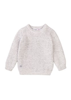 Niemowlęcy klasyczny sweter z okrągłym dekoltem - szary ze sklepu 5.10.15 w kategorii Bluzy i swetry - zdjęcie 169707362