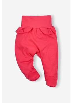Półśpiochy niemowlęce z bawełny organicznej dla dziewczynki ze sklepu 5.10.15 w kategorii Spodnie i półśpiochy - zdjęcie 169707420