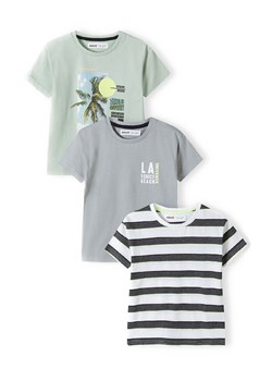 T-shirt bawełniany dla chłopca 3-pak ze sklepu 5.10.15 w kategorii T-shirty chłopięce - zdjęcie 169707464