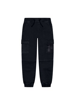Granatowe spodnie chłopięce - bojówki ze sklepu 5.10.15 w kategorii Spodnie chłopięce - zdjęcie 169707754