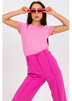 Różowy damski t-shirt Peachy ze sklepu 5.10.15 w kategorii Bluzki damskie - zdjęcie 169707773