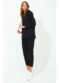 Bluza damska z kapturem - czarna ze sklepu 5.10.15 w kategorii Bluzy damskie - zdjęcie 169707822