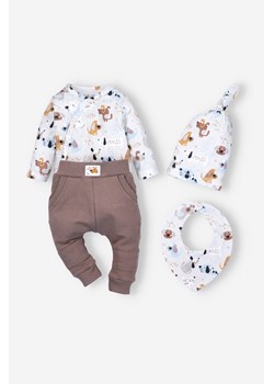 Komplet niemowlęcy : body-spodnie-czapka-apaszka ze sklepu 5.10.15 w kategorii Komplety niemowlęce - zdjęcie 169708213