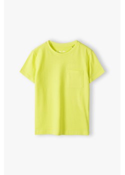 Bawełniany t-shirt dla chłopca fluo - 5.10.15. ze sklepu 5.10.15 w kategorii T-shirty chłopięce - zdjęcie 169708260