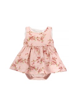 Bawełniane sukienko-body niemowlęce różowe ze sklepu 5.10.15 w kategorii Body niemowlęce - zdjęcie 169708294