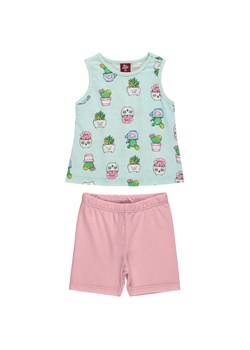 Komplet niemowlęcy dla dziewczynki - t-shirt + szorty ze sklepu 5.10.15 w kategorii Komplety niemowlęce - zdjęcie 169709070