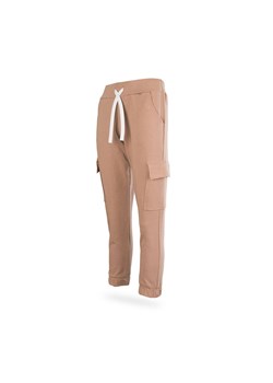 Dziewczęce spodnie dresowe bojówki beżowe ze sklepu 5.10.15 w kategorii Spodnie dziewczęce - zdjęcie 169709121