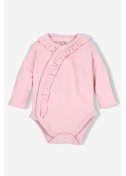 Body niemowlęce z bawełny organicznej dla dziewczynki - wyprawka - różowe ze sklepu 5.10.15 w kategorii Body niemowlęce - zdjęcie 169709301