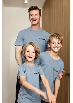 T-shirt z napisem - Be Happy ze sklepu 5.10.15 w kategorii T-shirty męskie - zdjęcie 169709391