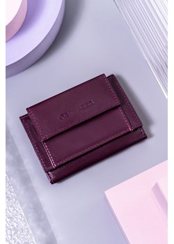 Mały, skórzany portfel damski z systemem RFID Protect Peterson- fioletowy ze sklepu 5.10.15 w kategorii Portfele damskie - zdjęcie 169709470