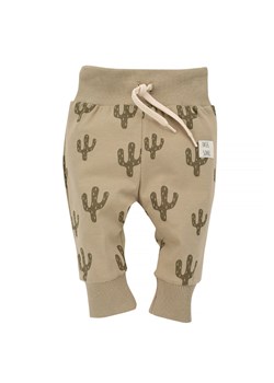 Spodnie niemowlęce w kaktusy zielone ze sklepu 5.10.15 w kategorii Spodnie i półśpiochy - zdjęcie 169709560