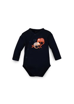 Body niemowlęce z bawełny organicznej dla chłopca czarne  5T43AW ze sklepu 5.10.15 w kategorii Body niemowlęce - zdjęcie 169709574