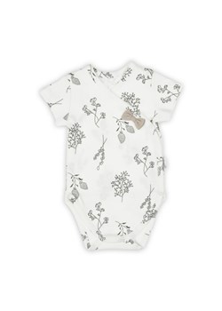 Bawełniane body kopertowe z krótkim rękawem ze sklepu 5.10.15 w kategorii Body niemowlęce - zdjęcie 169709604