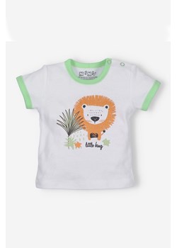 T-shirt niemowlęcy z bawełny organicznej dla chłopca ze sklepu 5.10.15 w kategorii Koszulki niemowlęce - zdjęcie 169709861
