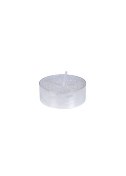 Świeca tealight 8 sztuk biała brokatowa ze sklepu 5.10.15 w kategorii Świece i dyfuzory - zdjęcie 169709991