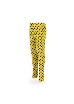 Dziewczęce legginsy żółte w grochy ze sklepu 5.10.15 w kategorii Spodnie dziewczęce - zdjęcie 169710013