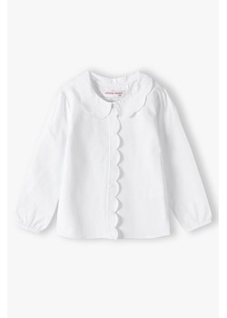Biała elegancka koszula dla dziewczynki ze sklepu 5.10.15 w kategorii Koszule dziewczęce - zdjęcie 169710102
