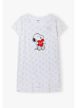 Bawełniana koszula nocna damska Snoopy ze sklepu 5.10.15 w kategorii Piżamy damskie - zdjęcie 169710771