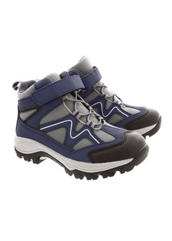 Granatowe buty trekkingowe dla chłopca na rzep ze sklepu 5.10.15 w kategorii Buty trekkingowe dziecięce - zdjęcie 169710851