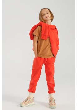 Pomarańczowe spodnie dresowe - unisex - Limited Edition ze sklepu 5.10.15 w kategorii Spodnie chłopięce - zdjęcie 169710864