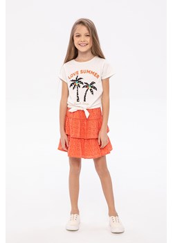 Spódniczka dziewczęca haftowana z falbanami ze sklepu 5.10.15 w kategorii Spódnice dziewczęce - zdjęcie 169711173