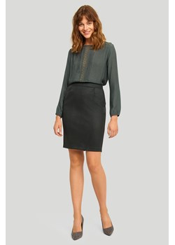 Elegancka bluzka damska w ciemnozielonym kolorze ze sklepu 5.10.15 w kategorii Bluzki damskie - zdjęcie 169711203