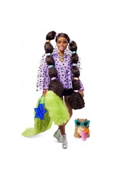 Barbie Extra lalka z Zielonym futrem ze sklepu 5.10.15 w kategorii Zabawki - zdjęcie 169711303