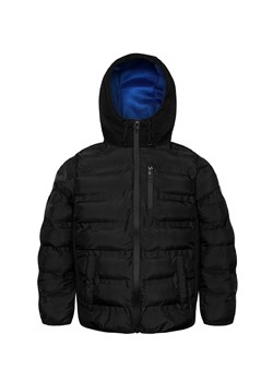 Czarna kurtka ocieplana typu puffer z kapturem dla chłopca ze sklepu 5.10.15 w kategorii Kurtki chłopięce - zdjęcie 169711310