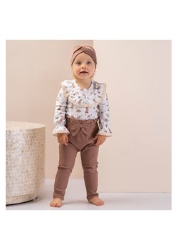 Body bawełniane dziewczęce z długim rękawem Bunia ze sklepu 5.10.15 w kategorii Body niemowlęce - zdjęcie 169711543