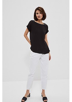 Koszula damska z ozdobną aplikacją czarna ze sklepu 5.10.15 w kategorii Bluzki damskie - zdjęcie 169711574
