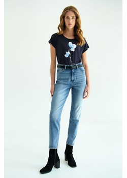 Koszulka damska z wzorem granatowa ze sklepu 5.10.15 w kategorii Bluzki damskie - zdjęcie 169711583