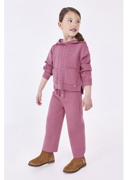 Komplet dziewczęcy długie spodnie + bluzka różowy ze sklepu 5.10.15 w kategorii Komplety dziewczęce - zdjęcie 169711630