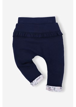 Spodnie niemowlęce z bawełny organicznej dla dziewczynki ze sklepu 5.10.15 w kategorii Spodnie i półśpiochy - zdjęcie 169711852