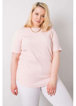 Jasnoróżowa bluzka plus size Stella ze sklepu 5.10.15 w kategorii Bluzki damskie - zdjęcie 169712310