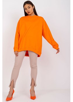 Bluza damska oversize - pomrańczowa ze sklepu 5.10.15 w kategorii Bluzy damskie - zdjęcie 169712833