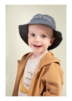 Bawełniany kapelusz FREE SOUL niebieski ze sklepu 5.10.15 w kategorii Czapki dziecięce - zdjęcie 169712961