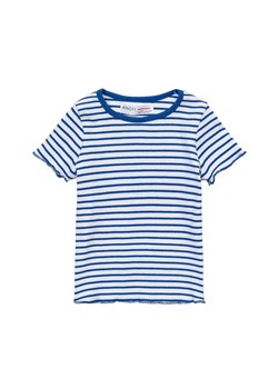 T-shirt niemowlęcy basic w niebieskie paski ze sklepu 5.10.15 w kategorii Koszulki niemowlęce - zdjęcie 169713180