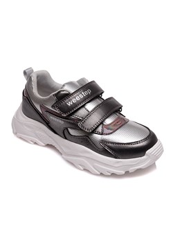 Dziewczęce szare buty sportowe na rzep Weestep ze sklepu 5.10.15 w kategorii Buty sportowe dziecięce - zdjęcie 169713291